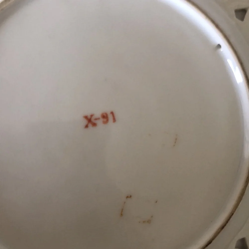 Home peach decoration plate